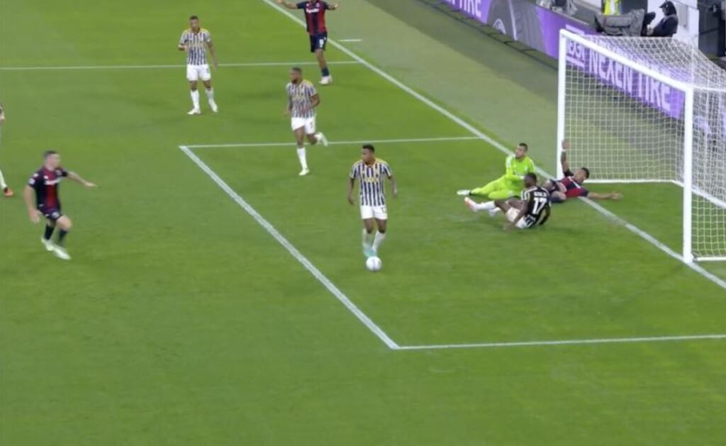 Juventus Bologna rigore