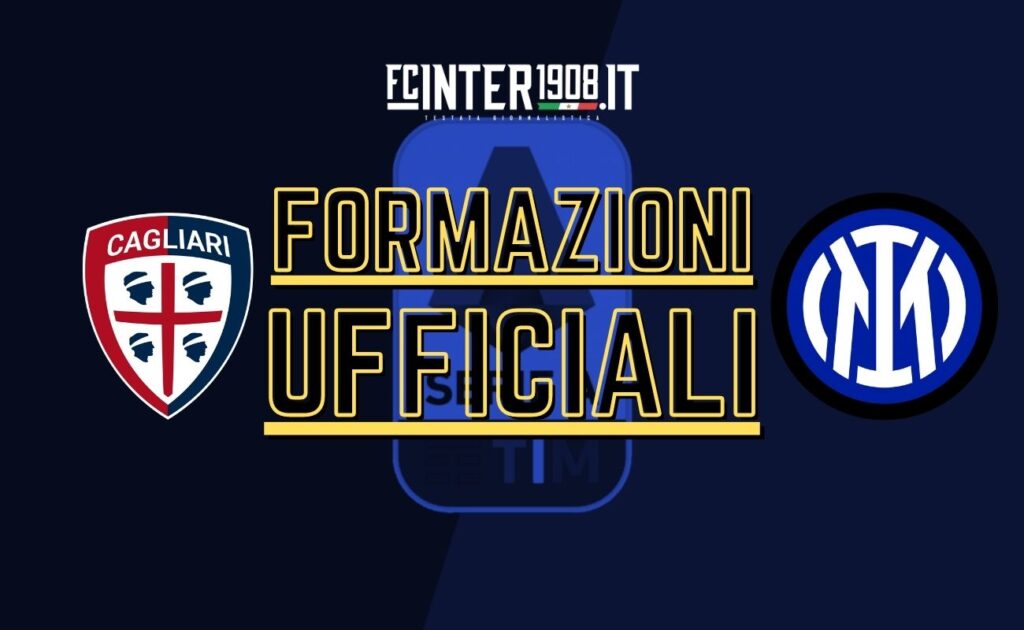Cagliari-Inter, le formazioni ufficiali