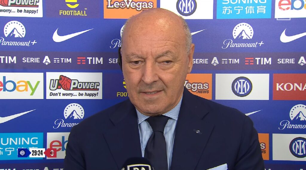 Marotta Dazn prima del derby
