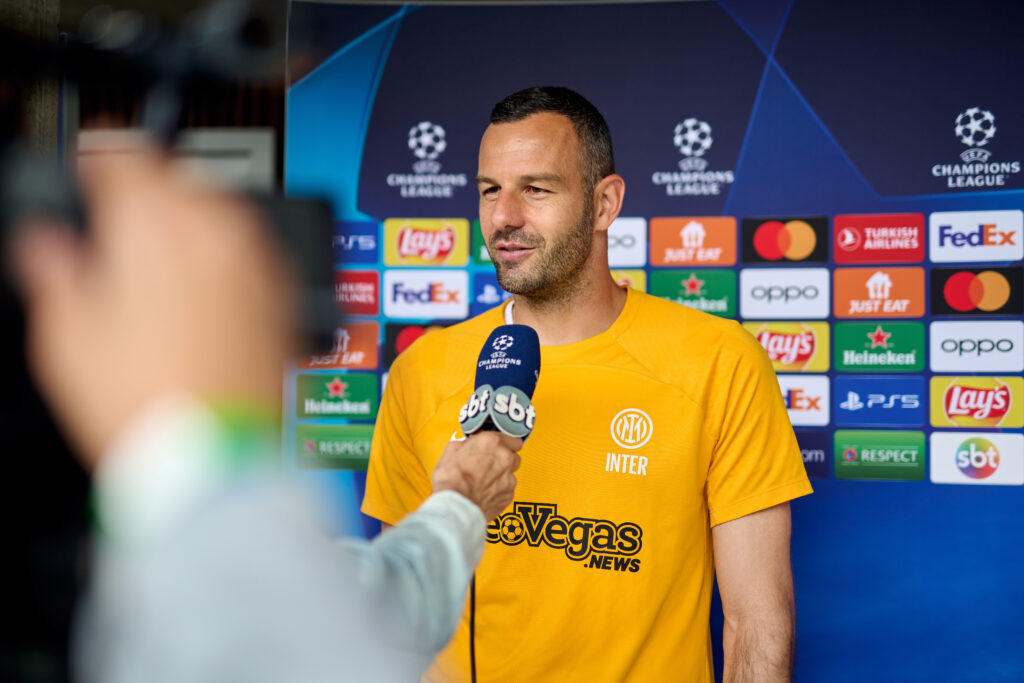 FC Internazionale Training Session and Press Conference