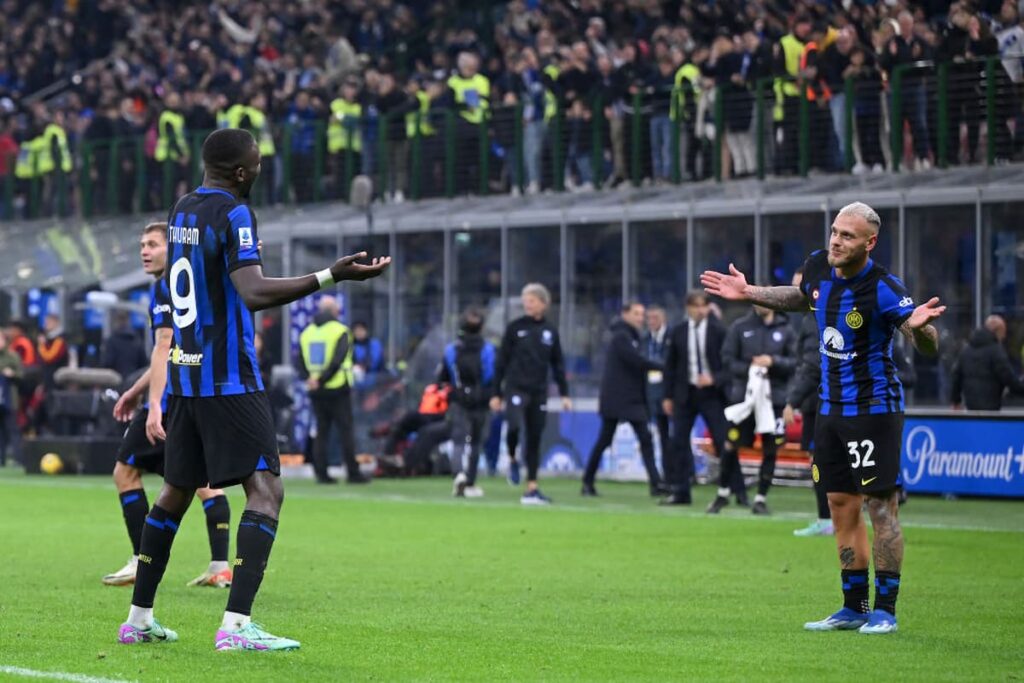 dimarco assist thuram inter roma
