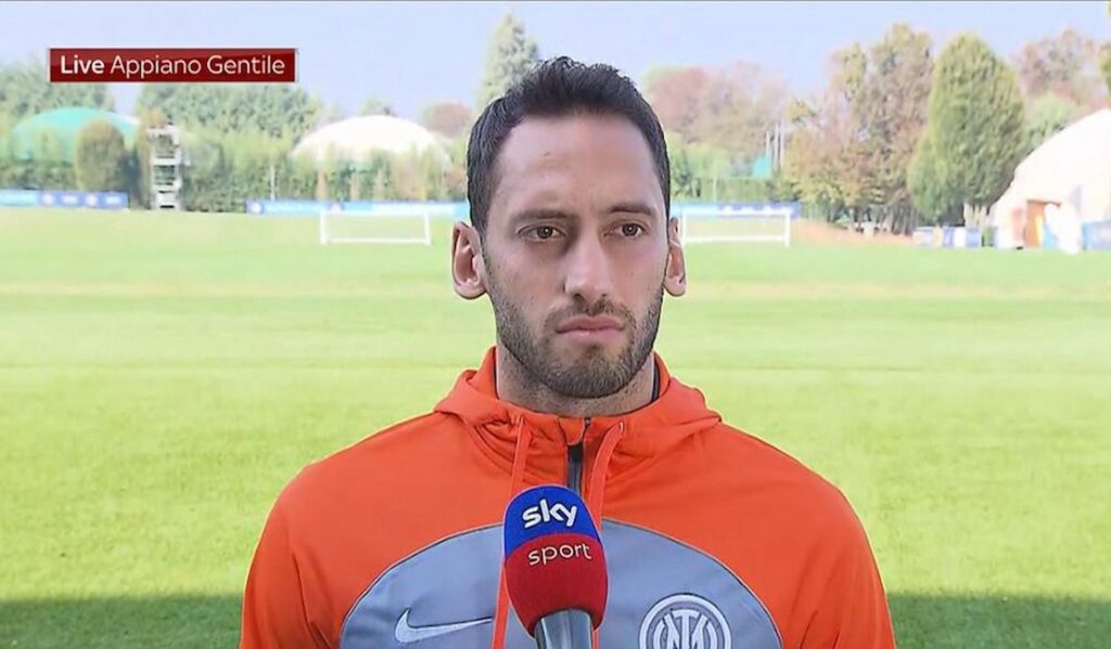 calhanoglu inter benfica sky