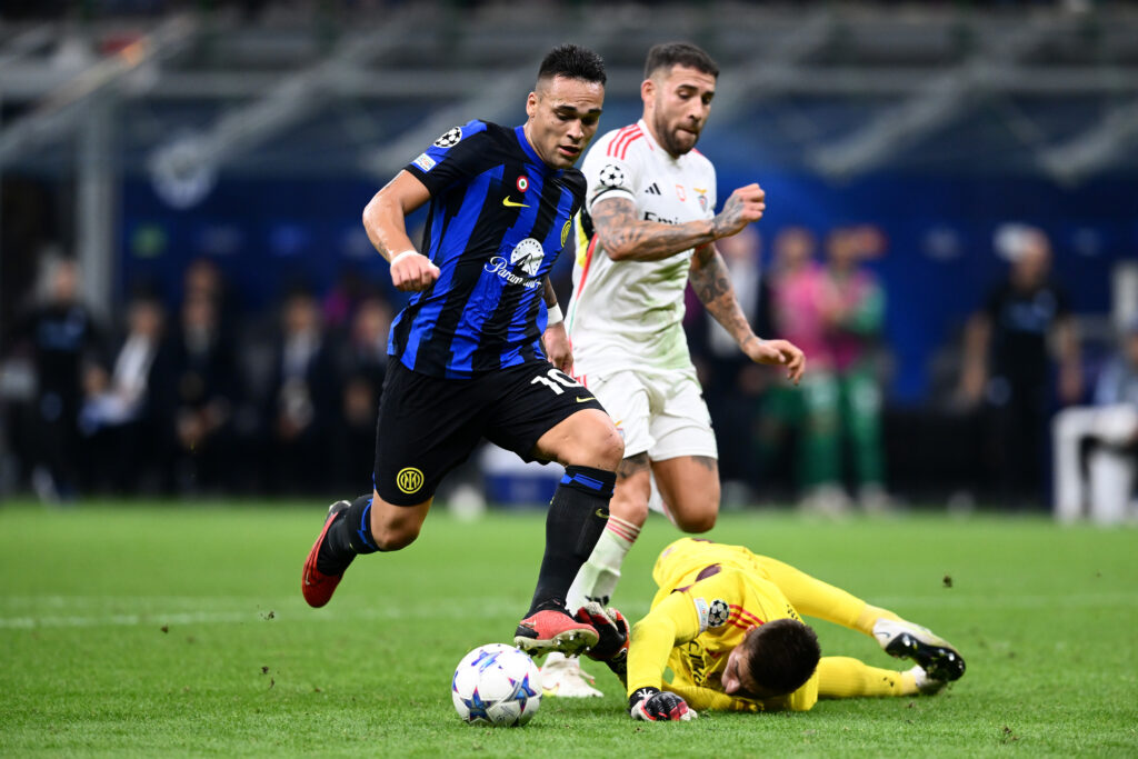 FC Internazionale v SL Benfica: Group D - UEFA Champions League 2023/24