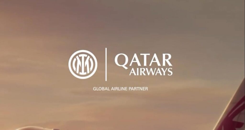 Inter, partnership con Qatar Airways