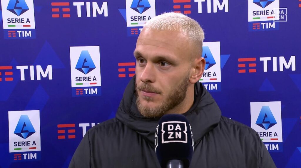 dimarco inter frosinone dazn