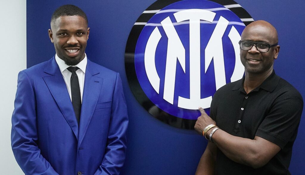 Thuram con papà Lilian