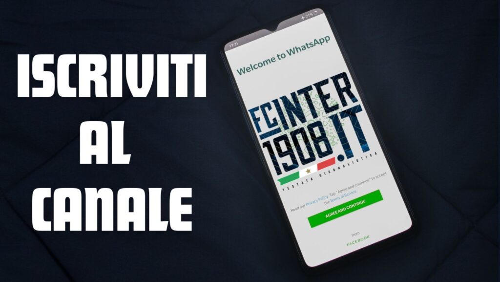 FCINTER1908 lancia il canale Whatsapp