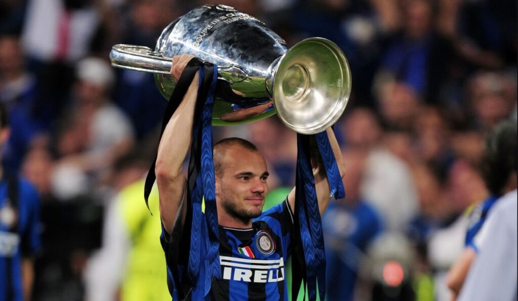 Sneijder con la Champions