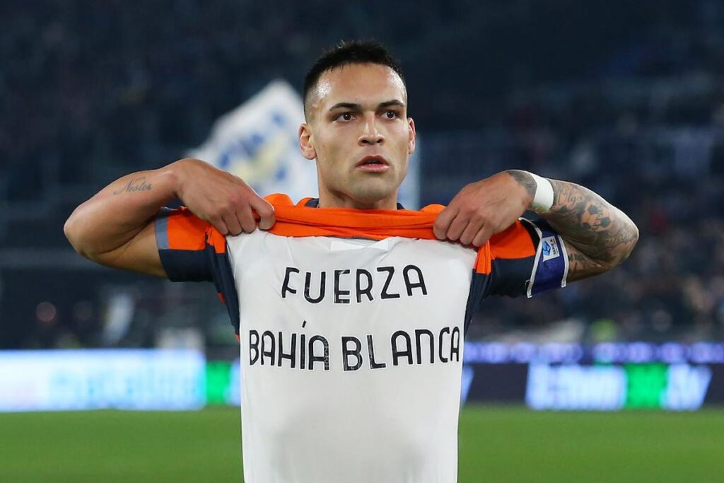 lautaro martinez dedica bahia bianca