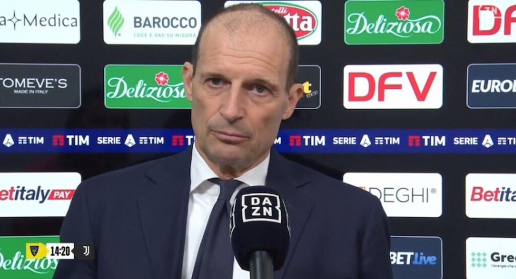 allegri dazn lecce juve (1)