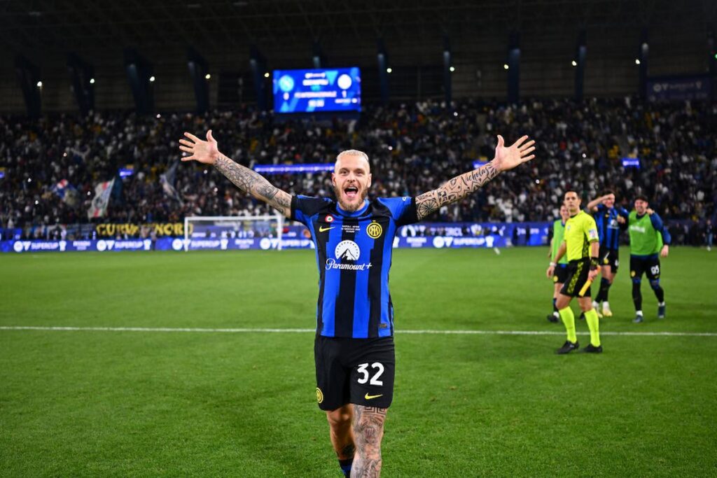 dimarco vittoria supercoppa napoli inter