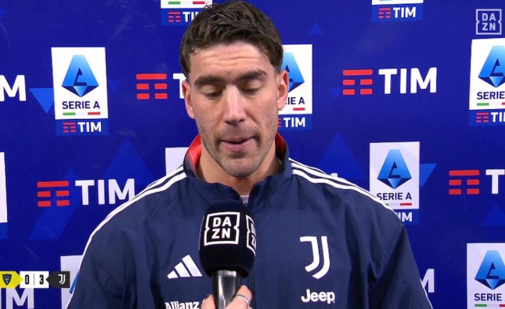 vlahovic juventus lecce dazn (1)