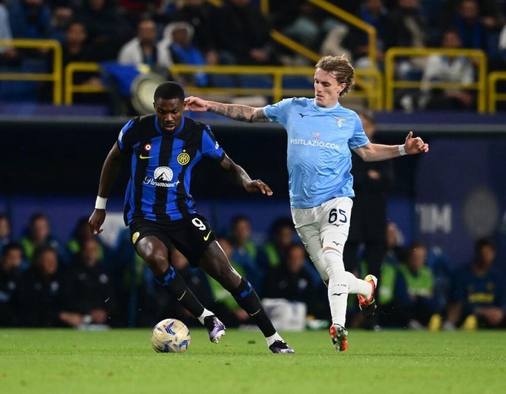 thuram inter-lazio supercoppa
