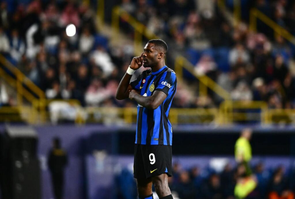 thuram gol inter lazio supercoppa