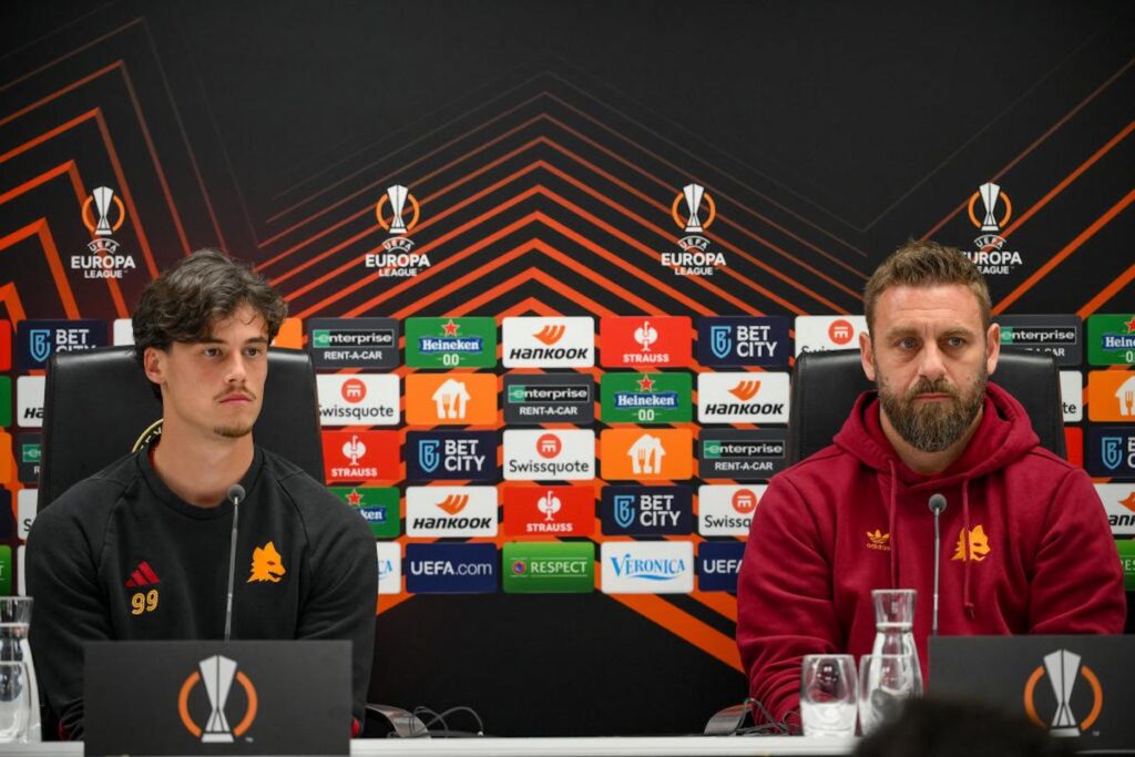 de rossi svilar conferenza stampa roma el
