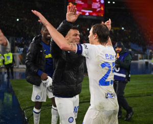 thuram barella lautaro AS Roma v FC Internazionale - Serie A TIM