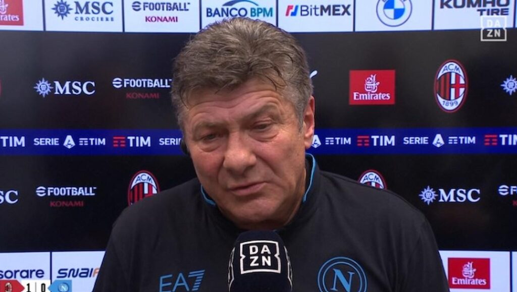 mazzarri dazn post milan napoli