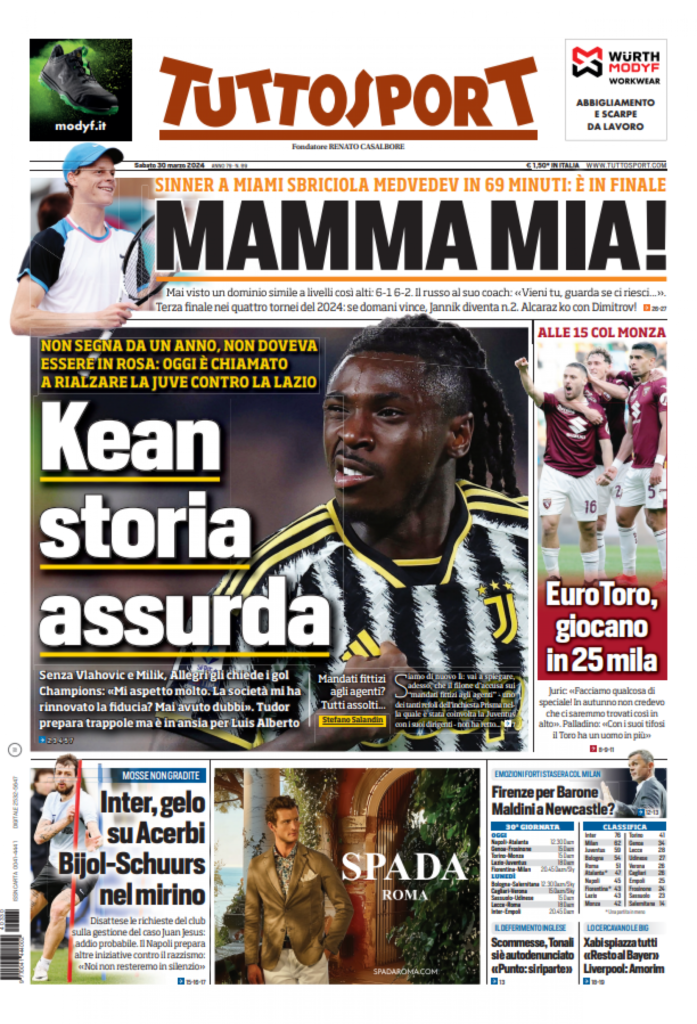 tuttosport-prima-pagina-30-marzo-2024