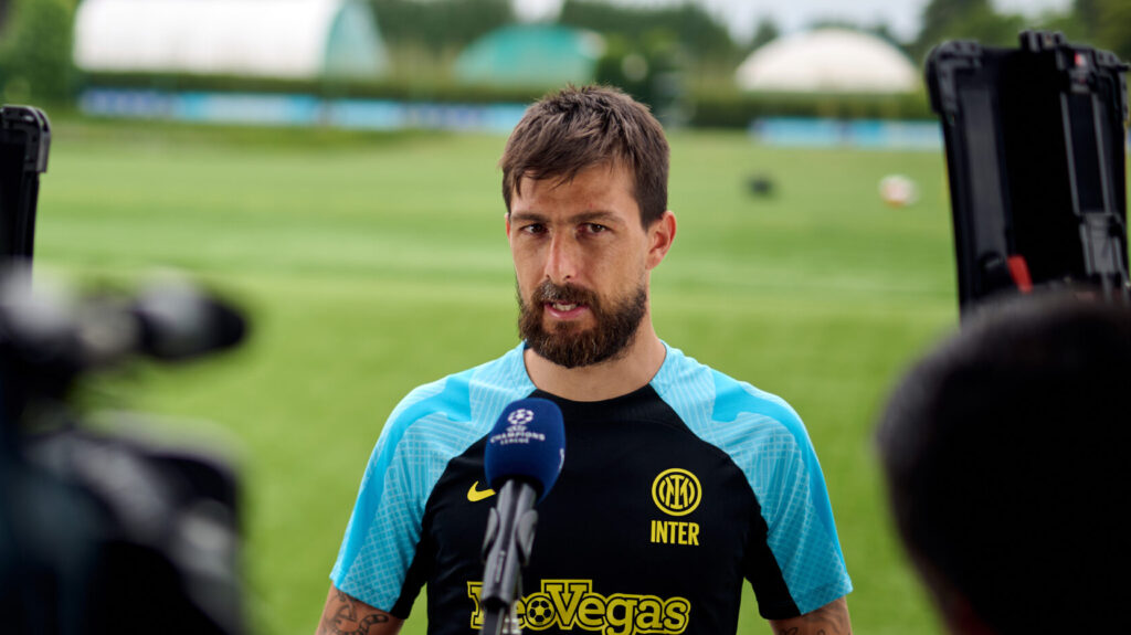 FC Internazionale Training Session and Press Conference