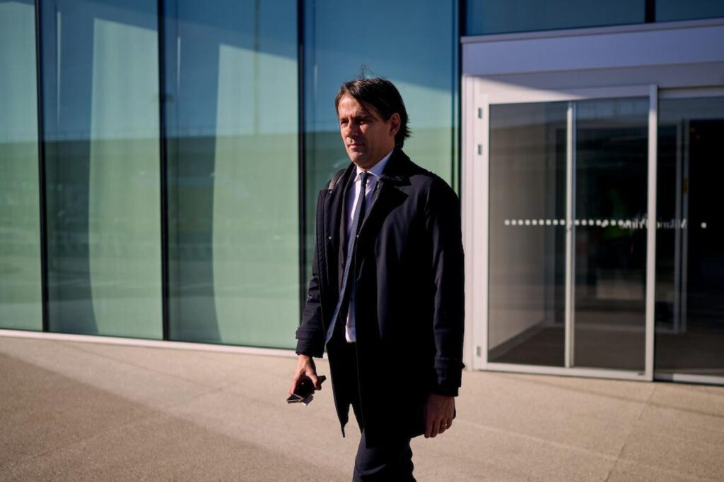 inzaghi volo per madrid