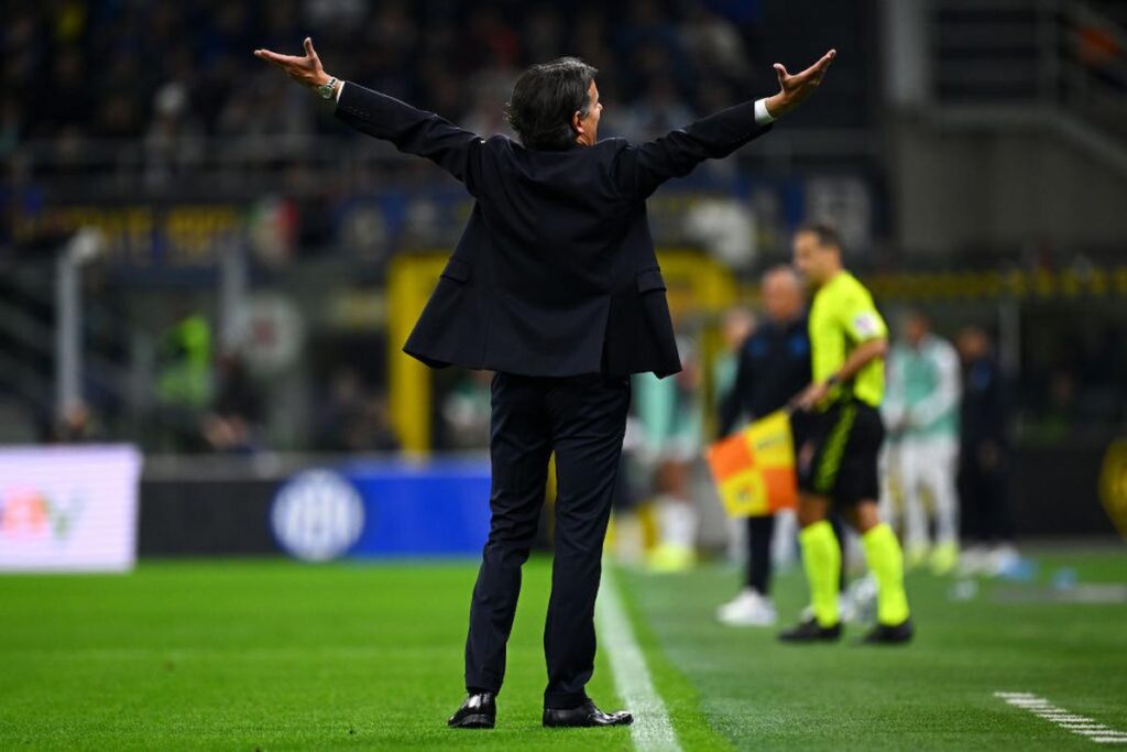 inzaghi sbraccia inter napoli