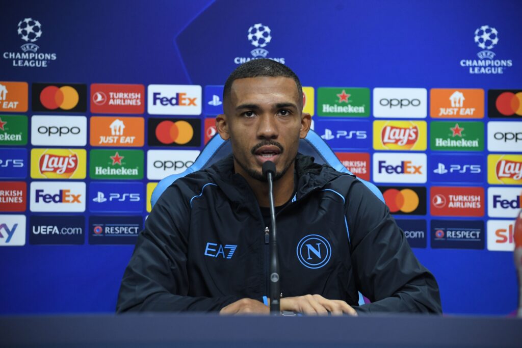 SSC Napoli Training Session And Press Conference - UEFA Champions League 2023/24