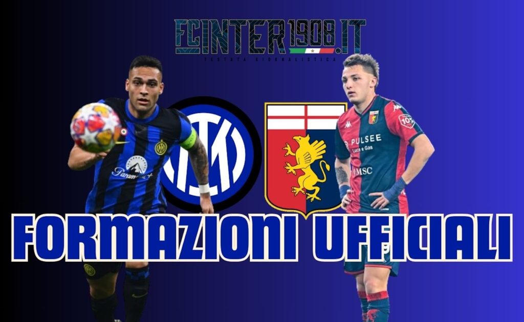 Inter Genoa ufficiali