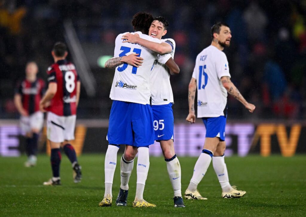 bisseck bastoni gol terzo terzo bologna