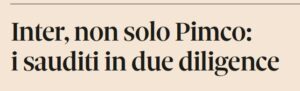 Sole 24 Ore e consorzio saudita