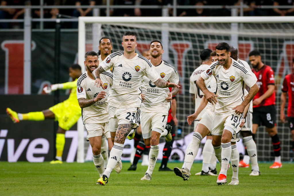 AC Milan v AS Roma: Quarter-Final First Leg - UEFA Europa League 2023/24