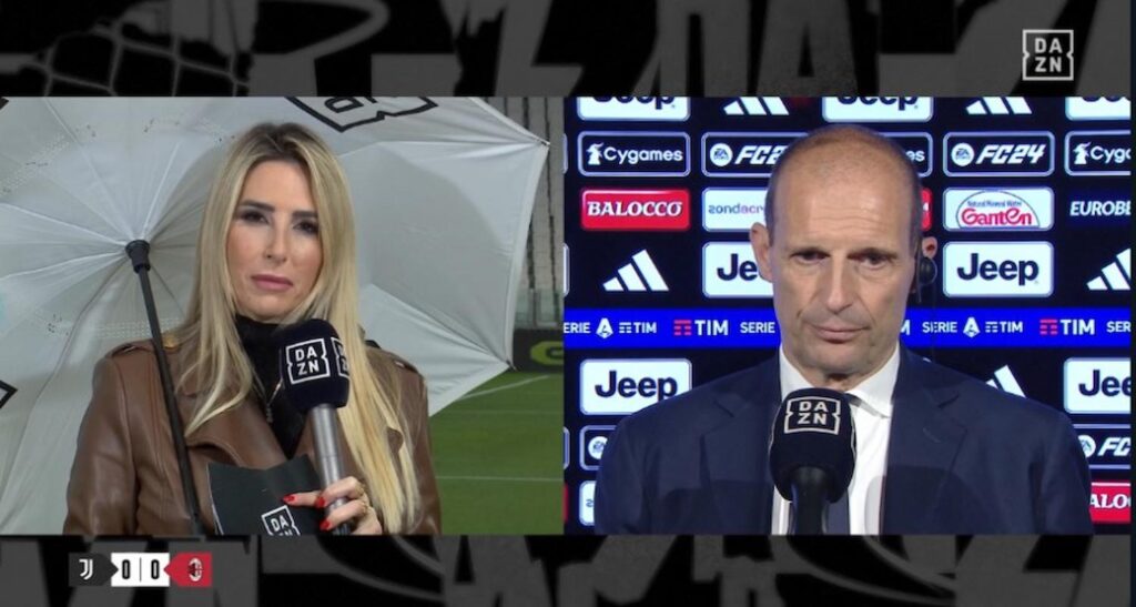 allegri giorgia rossi dazn