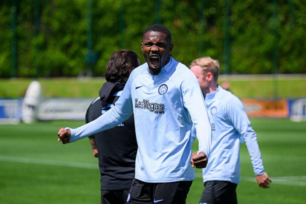 thuram inter allenamento