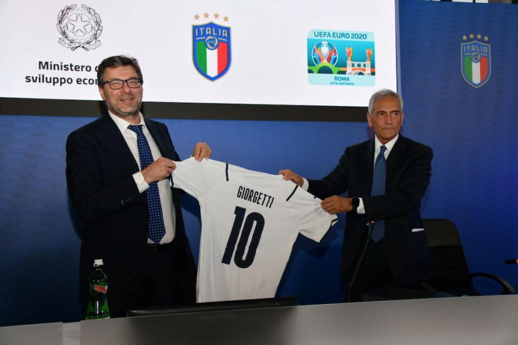 giancarlo giorgetti gravina figc