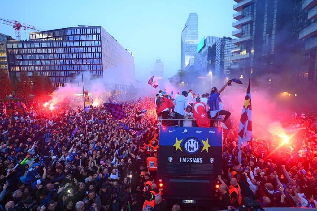 La festa dell'Inter