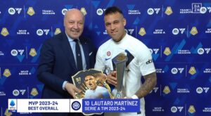 dazn lautaro miglior giocatore seriea 23-24