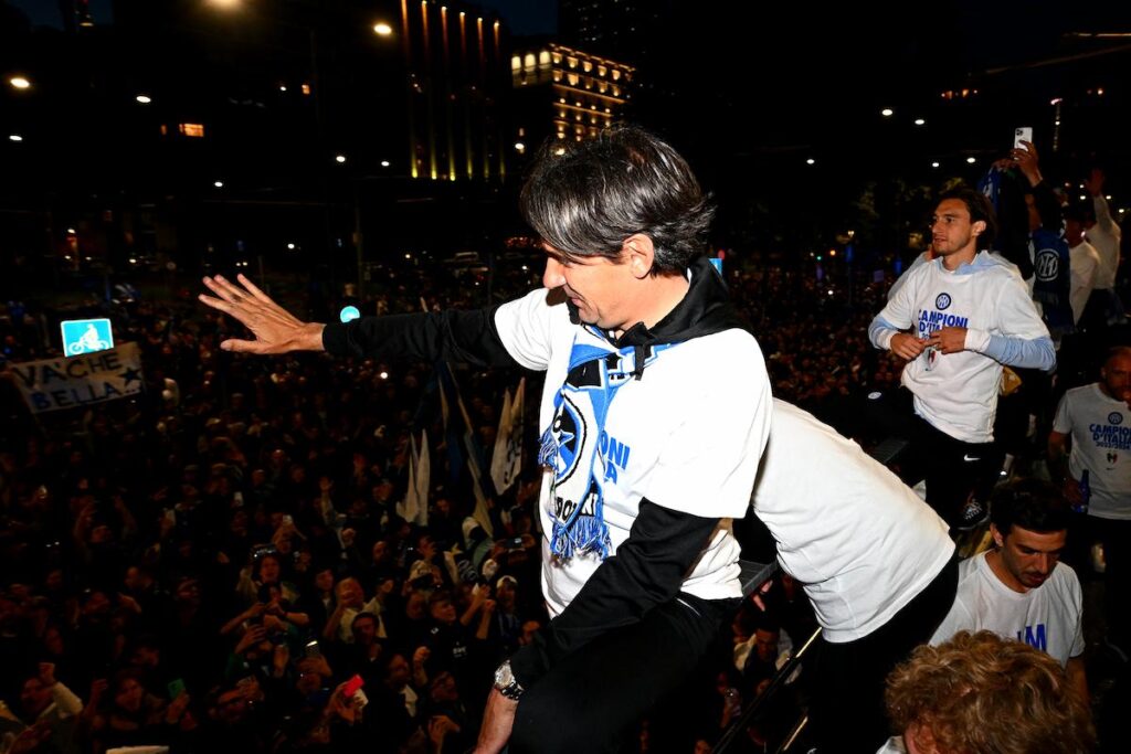 Simone Inzaghi in Duomo