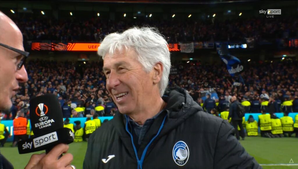 gasperini finale europa league skysport