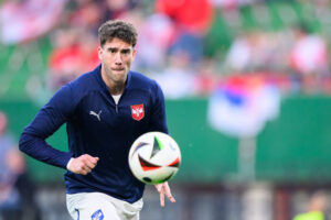 vlahovic Austria v Serbia - International Friendly