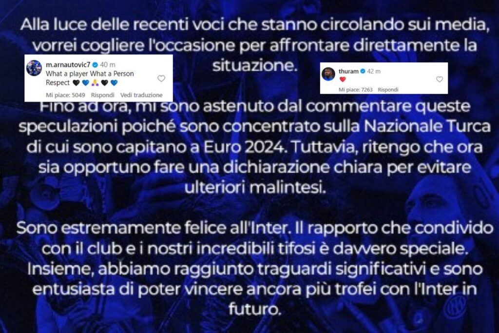 commento calha arnautovic thuram
