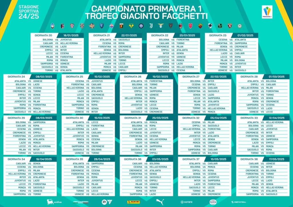 Calendario Primavera ritorno