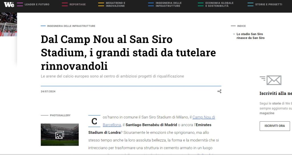 webuild magazine san siro
