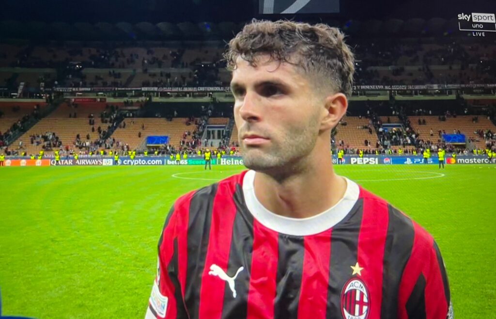 pulisic milan champions