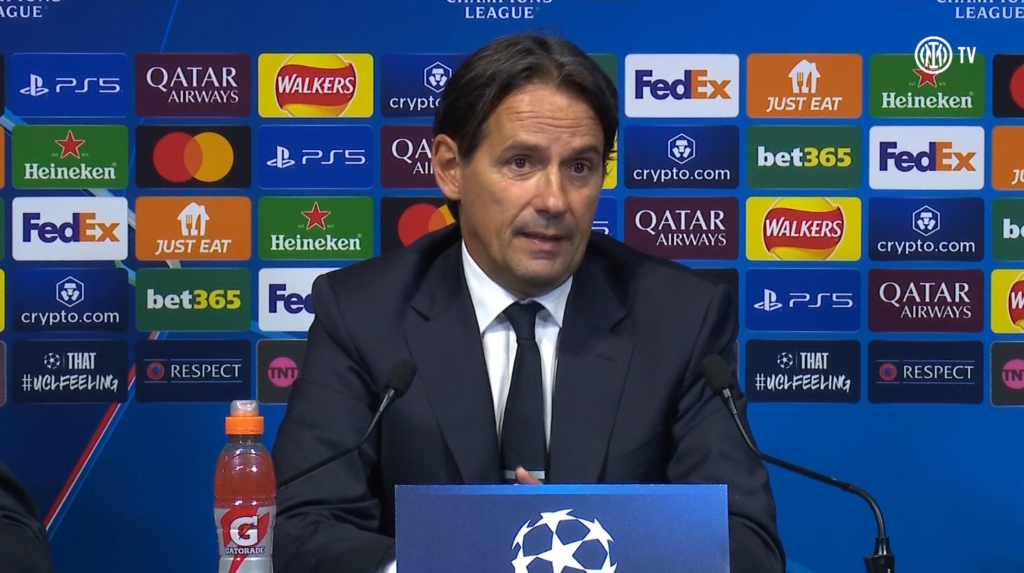 Inzaghi in conferenza