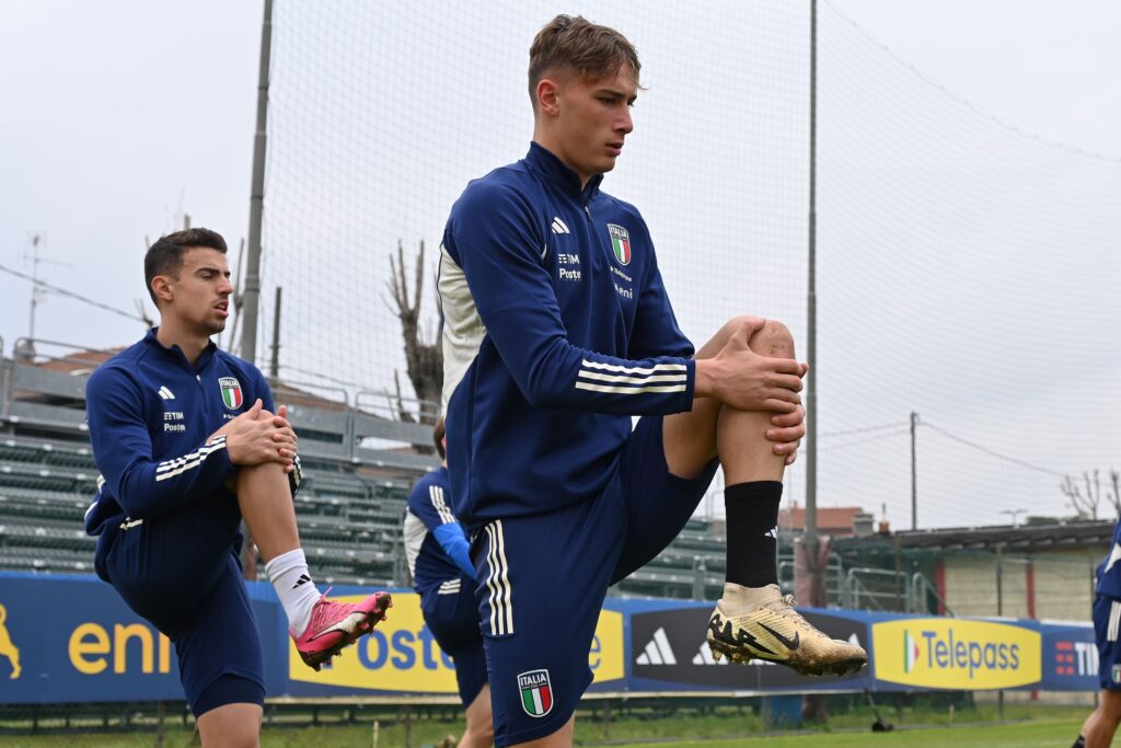 francesco pio esposito Italy U21 Training Session