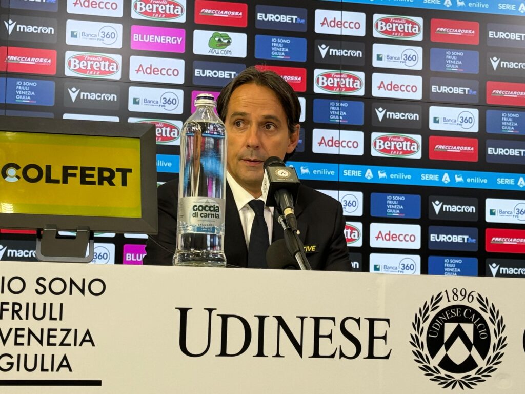 Udinese Inter Inzaghi conf