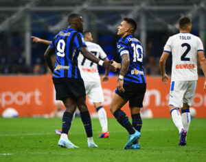 lautaro e thuram FC Internazionale v Atalanta - Serie A