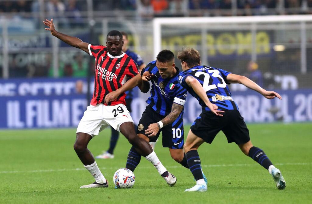 lautaro e barella vs milan