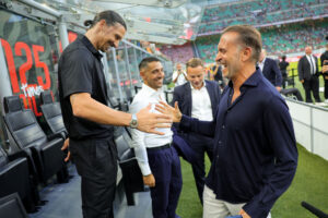 Cardinale e Ibra AC Milan v Monza - Trofeo Berlusconi