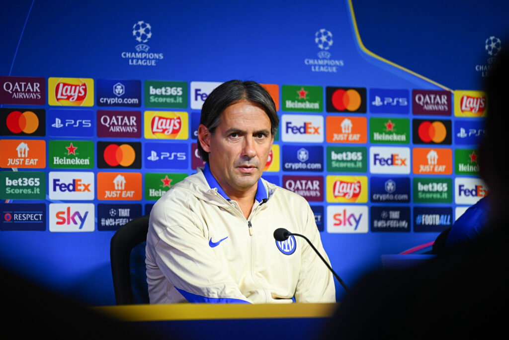 FC Internazionale Milano Training Session And Press Conference - UEFA Champions League 2024/25 League Phase MD2