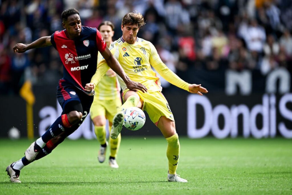vlahovic vs cagliari